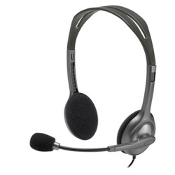 Logitech H110 Stereo Headset with Noise-Cancelling Microphone