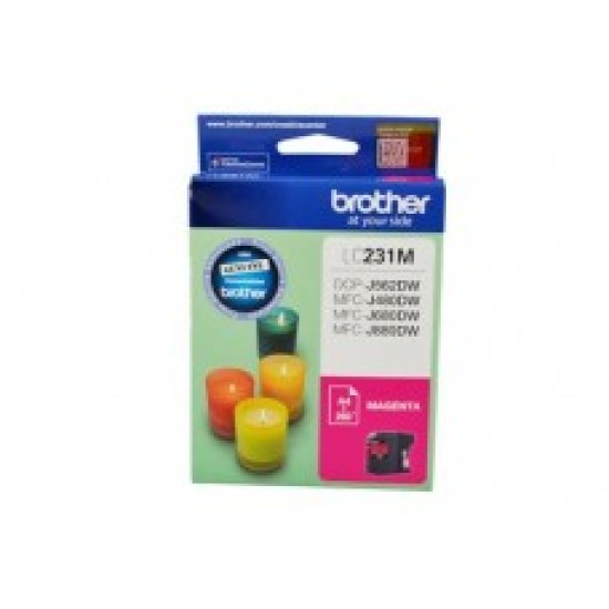 Brother LC231M Magenta Ink Cartridge