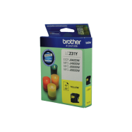 Brother LC231Y Yellow Ink Cartridge