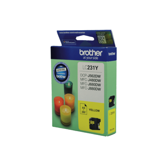 Brother LC231Y Yellow Ink Cartridge