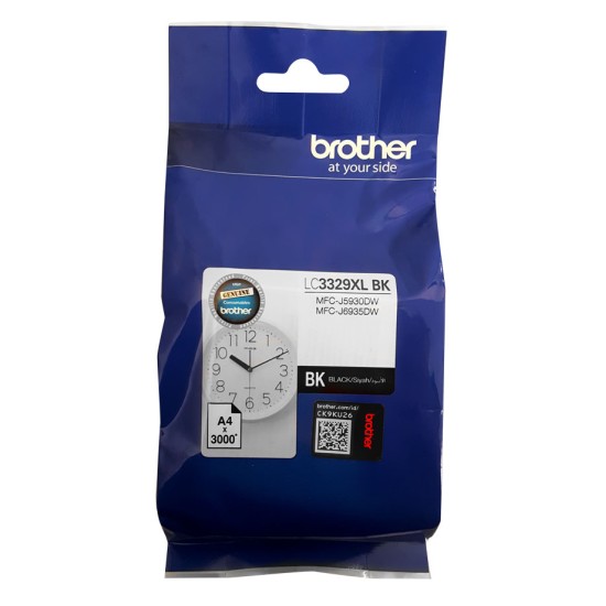 Brother LC3329XLBK Black High Yield Ink Cartridge