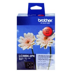 Brother LC39BK2PK Black Ink Cartridge Twin Pack