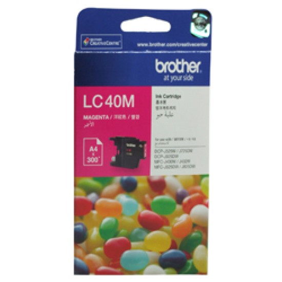 Brother LC40M Magenta Ink Cartridge