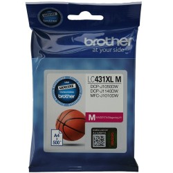 Brother LC431XLM Hi-Yield Ink Cartridge - Magenta 500 Pages