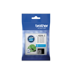 Brother LC432XLC High Yield Cyan Ink Cartridge