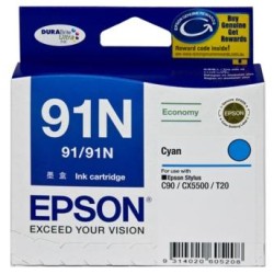 Epson 91N Cyan Ink Cartridge (T1072)