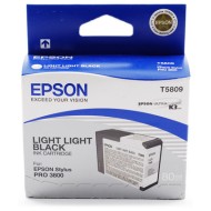 Epson T5809 Light Light Black UltraChrome Ink Cartridge