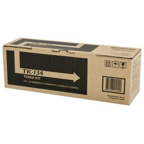 Kyocera TK134 Black Laser Toner Cartridge