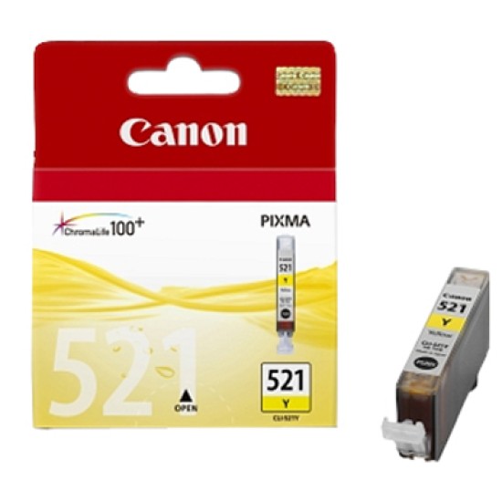 Canon CLI521Y Yellow Ink Cartridge