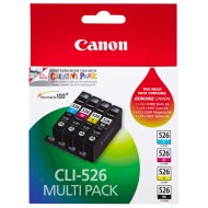 Canon CLI526MULTIPK Value Pack Ink Cartridge (4 Inks)