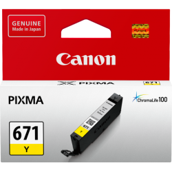 Canon CLI671Y Yellow Ink Cartridge 