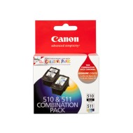 Canon PG510 & CL511 Combo Pack Ink Cartridges