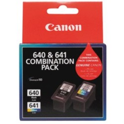 Canon PG640 & CL641 Combo Pack Ink Cartridges