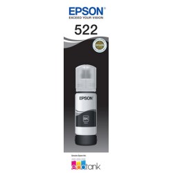 Epson T522 Black EcoTank Ink - C13T00M192