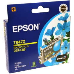 Epson T0472 Cyan Ink Cartridge