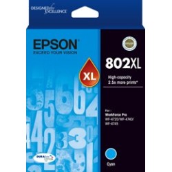 Epson 802XL Cyan High Capacity Ink Cartridge