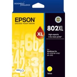 Epson 802XL Yellow High Capacity Ink Cartridge