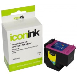 Remanufactured Icon HP 62XL Colour Ink Cartridge (C2P07AA)