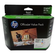 HP 950XL + 951XL Ink Cartridge - Value Pack