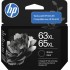 HP 63 - HP 65 - B7RT3AA Black Ink Cartridge 120 Pages 