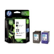 HP 21 Black 22 Tri-color Ink Cartridge Combo Pack (CC630AA)