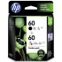 HP 60 Black & Tri-Colour Combo Pack Ink Cartridge