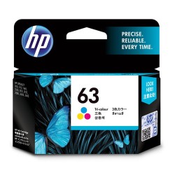 HP 63 Tri-Colour Ink Cartridge