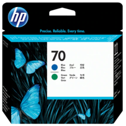 HP 70 Blue/Green Printhead