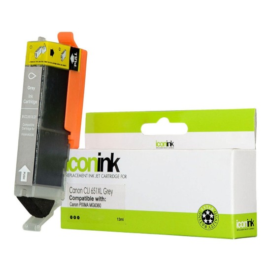 Compatible Icon Canon CLI-651XL Grey Ink Cartridge