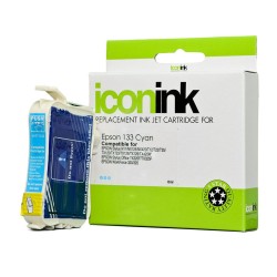Compatible Icon Epson 133 Cyan Ink Cartridge (T1332)