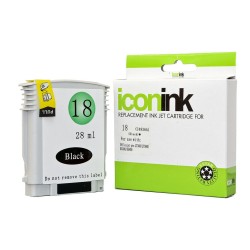 Compatible Icon HP 18 Black Ink Cartridge (C4936A)