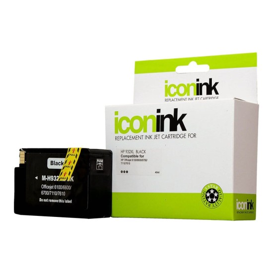 Remanufactured Icon HP 932XL Black Ink Cartridge (CN053AA)