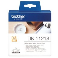 Brother DK11218 1000 Round Labels 24mm x 24mm