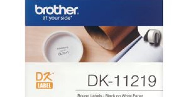 Brother P-Touch Round Labels 12mm Roll 1200