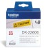 Brother DK22606 Continuous Paper Tpe (Blk Pnt on Yellow) 62mm x 15.24m