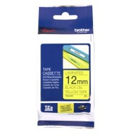 Brother TZe-631 12mm x 8m Black on Yellow Tape