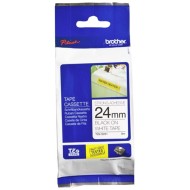 Brother TZe-S251 24mm x 8m Extra Strength Black on White Tape