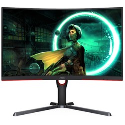 AOC CQ27G3S 27" Curved 2560x1440 HDMI DP 165Hz Ergo Monitor