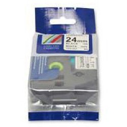 Compatible Brother TZ Tape 24mm Black on White