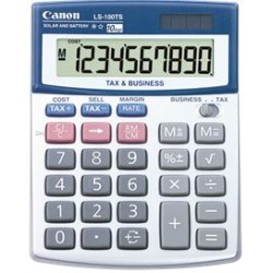 Canon LS-100TS Solar & Battery 10 Digit Calculator