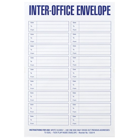 Croxley E35 White Inter-office Envelope Box 250