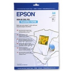 Epson A4 Iron-On Transfer Cool Peel Paper Pkt 10
