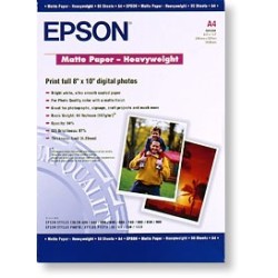 Epson A4 167gsm Matte Heavyweight Paper Pkt 50