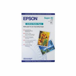 Epson S041340 Matte A3+ 192gsm Archival Paper - 50 Sheets