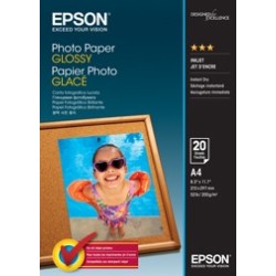 Epson A4 Photo Paper Glossy 200gsm 20 Sheets