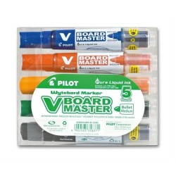 Pilot Wytebord Marker - Bullet Tip Multi Colour 5 Pack