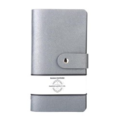 OSC Citta Business Card Holder Silver 96 cards