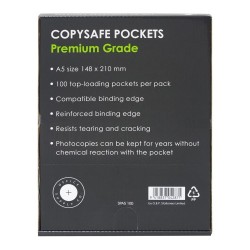 OSC Copysafe Pockets Premium A5 Pack 100