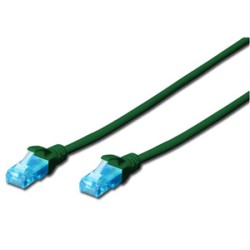 Digitus UTP CAT5e Patch Lead - 1M Green