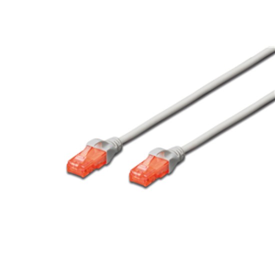 Digitus UTP CAT6 Patch Lead - 0.75M Grey